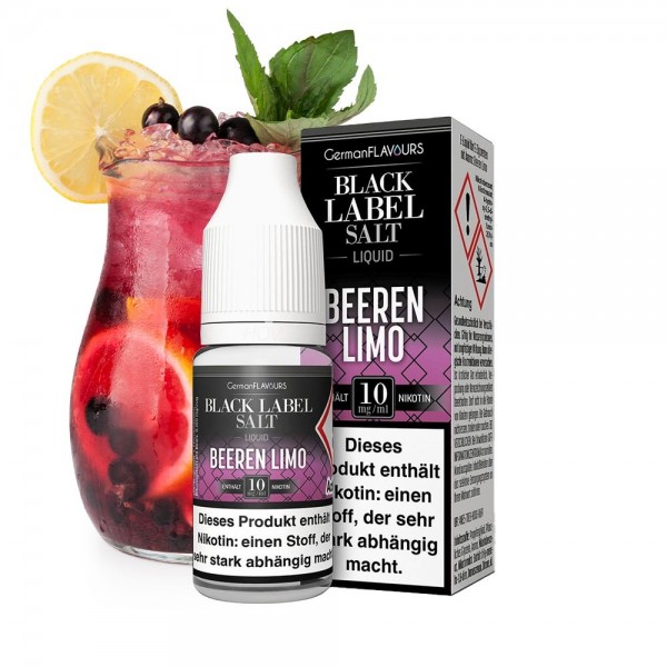 BLACK LABEL - Beeren Limo Nikotinsalz